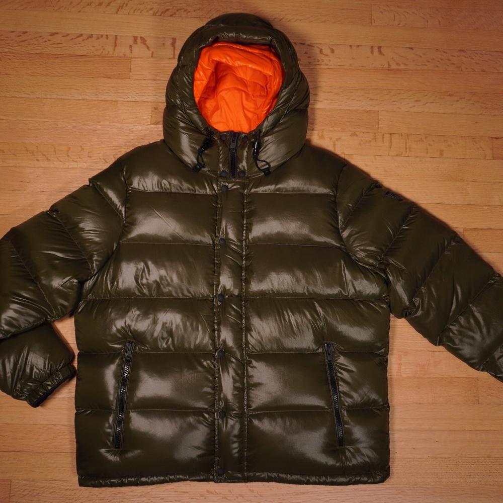 Polo Ralph Lauren 2-in-1 Rover Puffer Jacket Olive Green XXL Nylon Brand New